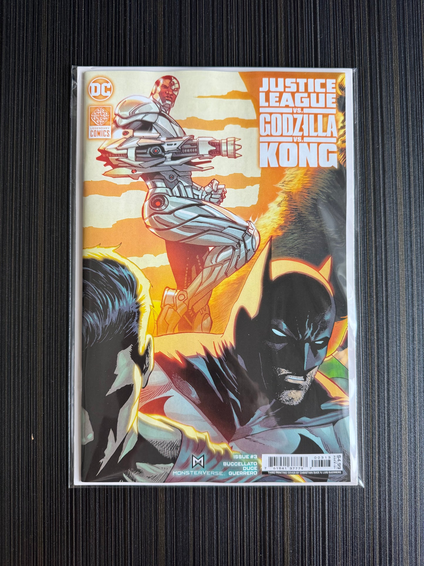 Justice League vs Godzilla vs Kong #3 Final Printing