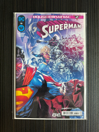 Superman #13 Cover A Rafa Sandoval Connecting (House of Brainiac)