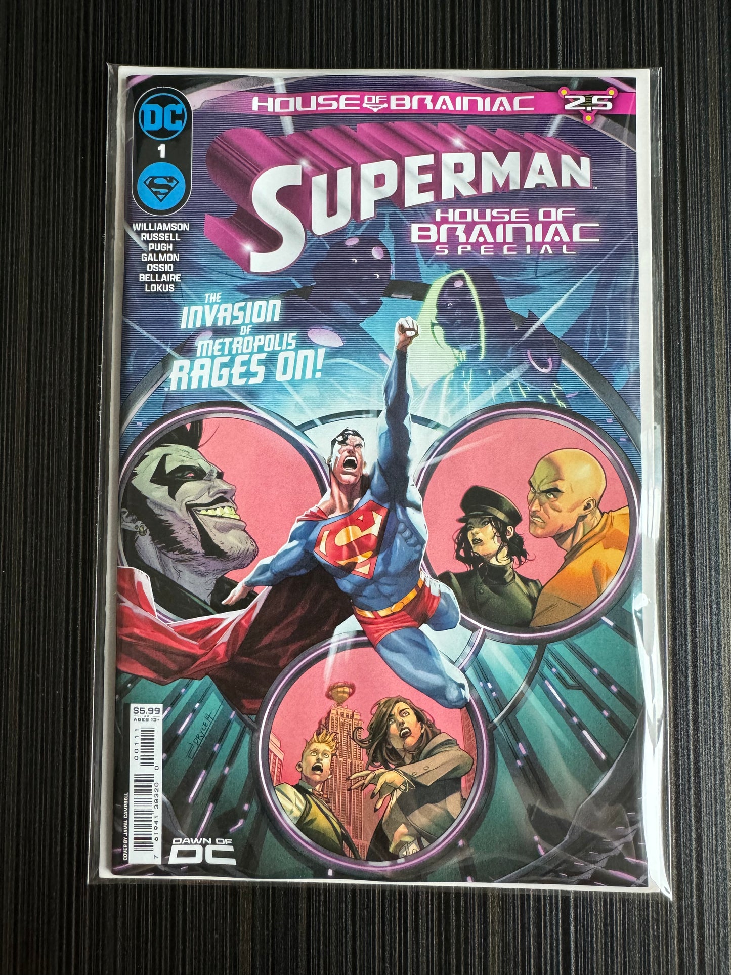 超人布萊尼亞克之家特別#1（一擊）封面賈馬爾·坎貝爾（布萊尼亞克之家）