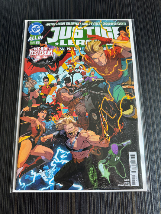 Justice League Unlimited #8 Cover A Dan Mora Connecting (We Are Yesterday)