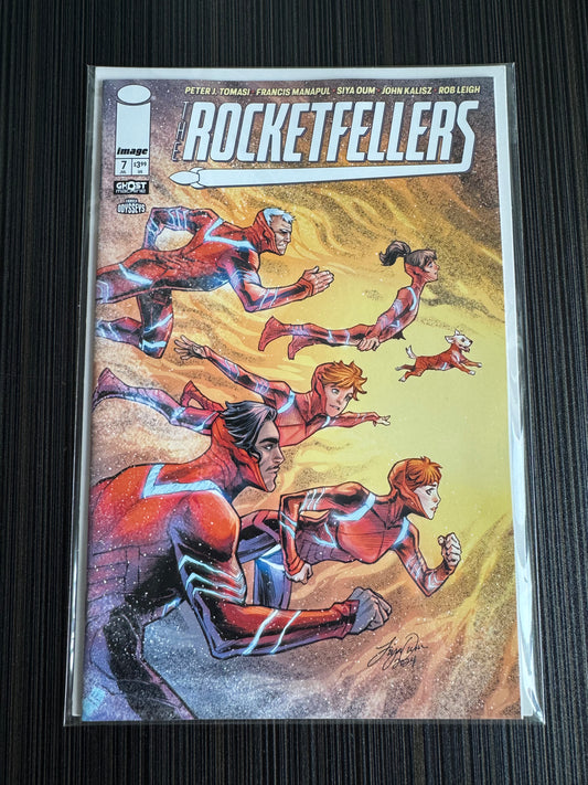 Rocketfellers #7 Cover B Siya Oum Variant