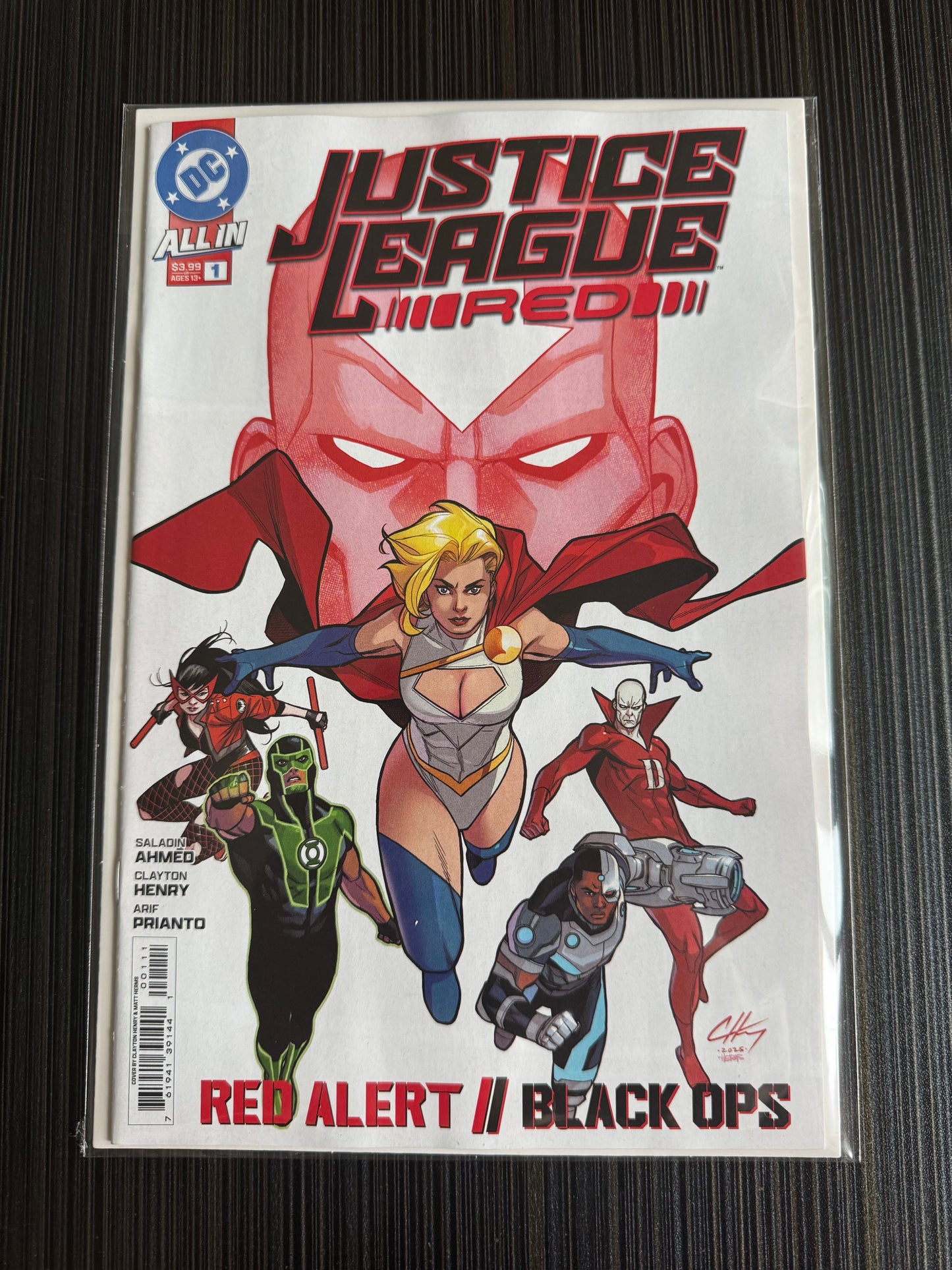 Justice League Red #1 (of 6) Cover A Clayton Henry