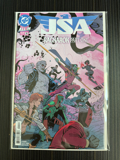 JSA #11 Cover A Leonardo Romero