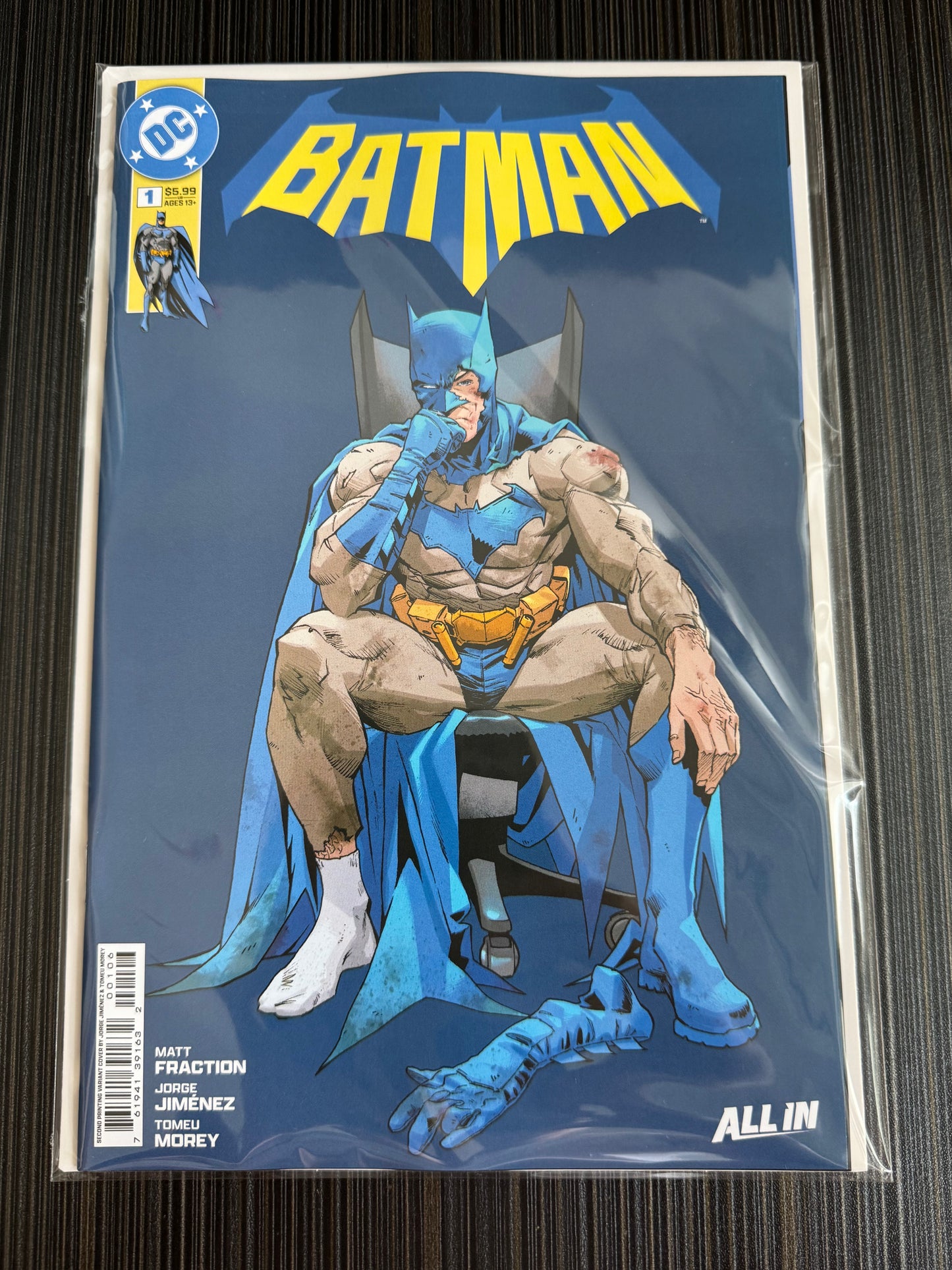 Batman #1 Second Printing Cover D Jorge Jimenez Card Stock Variant