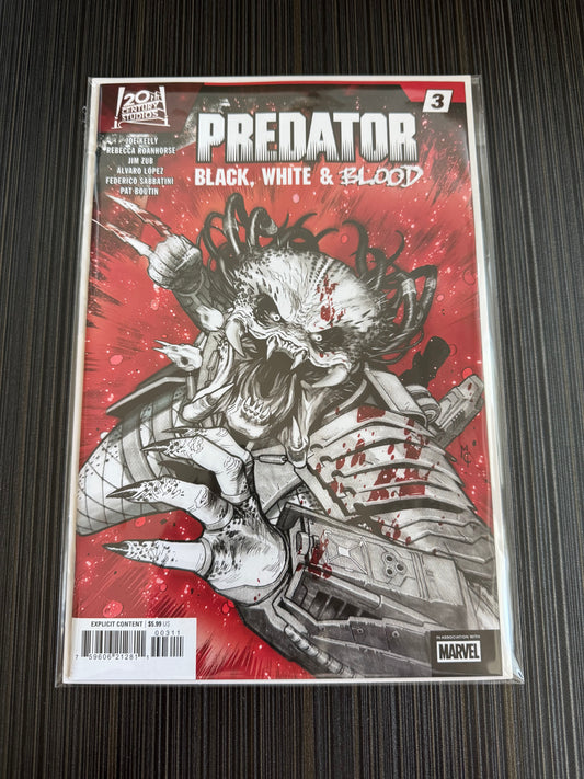Predator: Black, White & Blood #3
