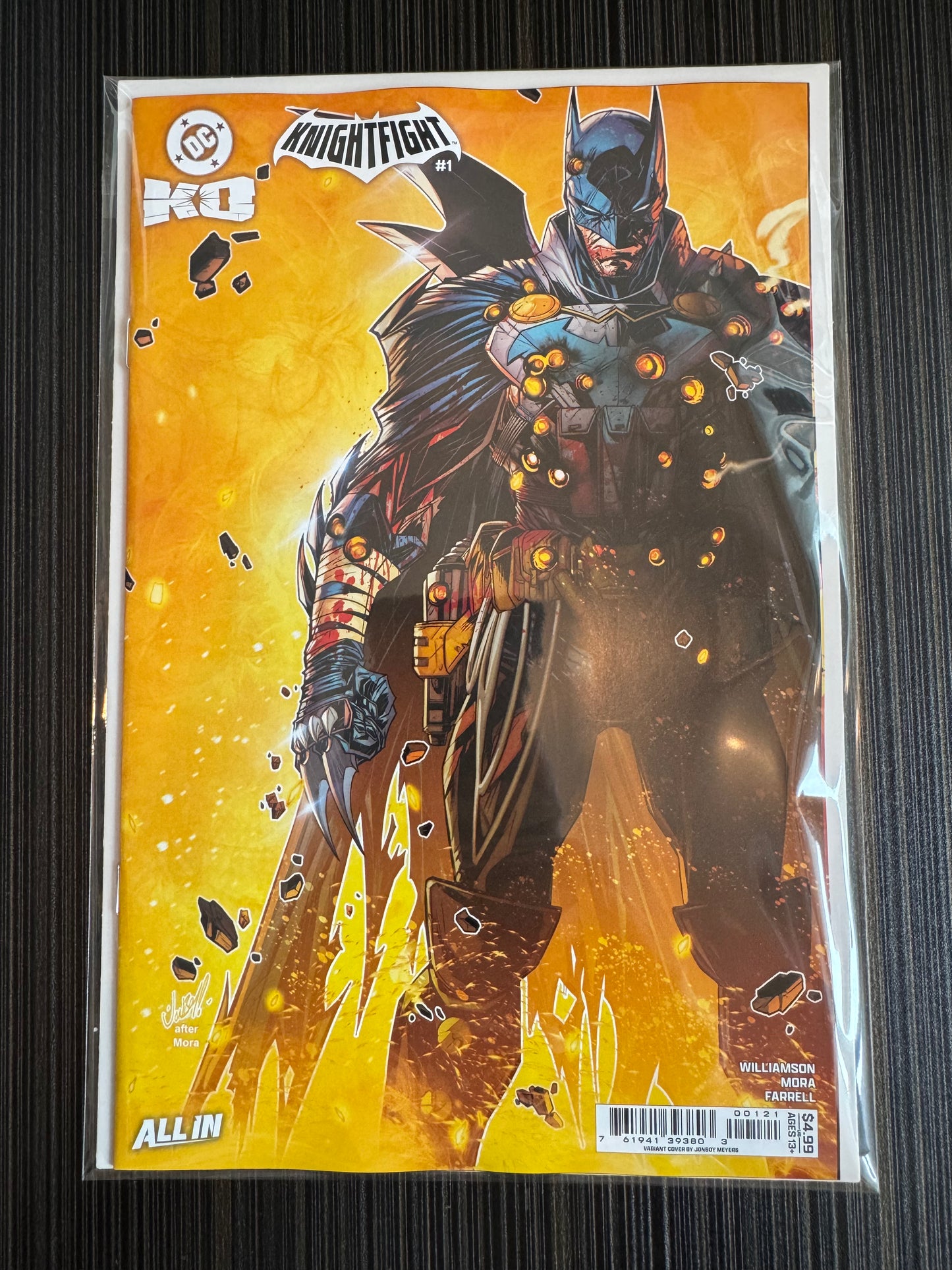 DC K.O. Knightfight #1 (of 4) Cover B Jonboy Meyers Card Stock Variant