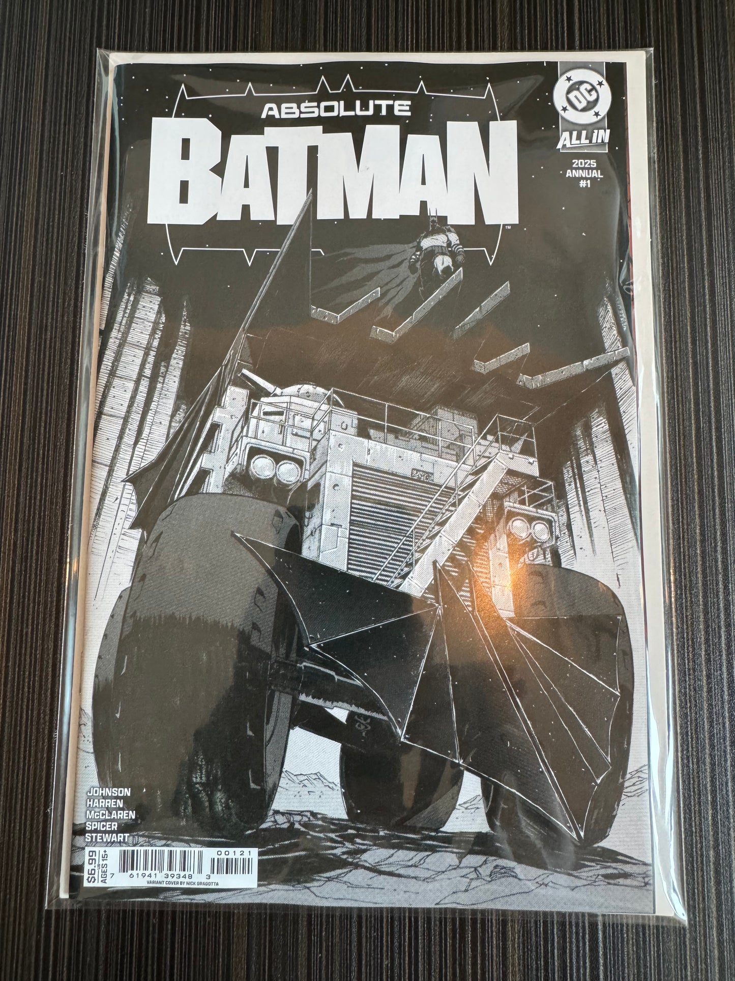 Absolute Batman 2025 Annual #1 (One Shot) Cover B Nick Dragotta Card Stock Variant