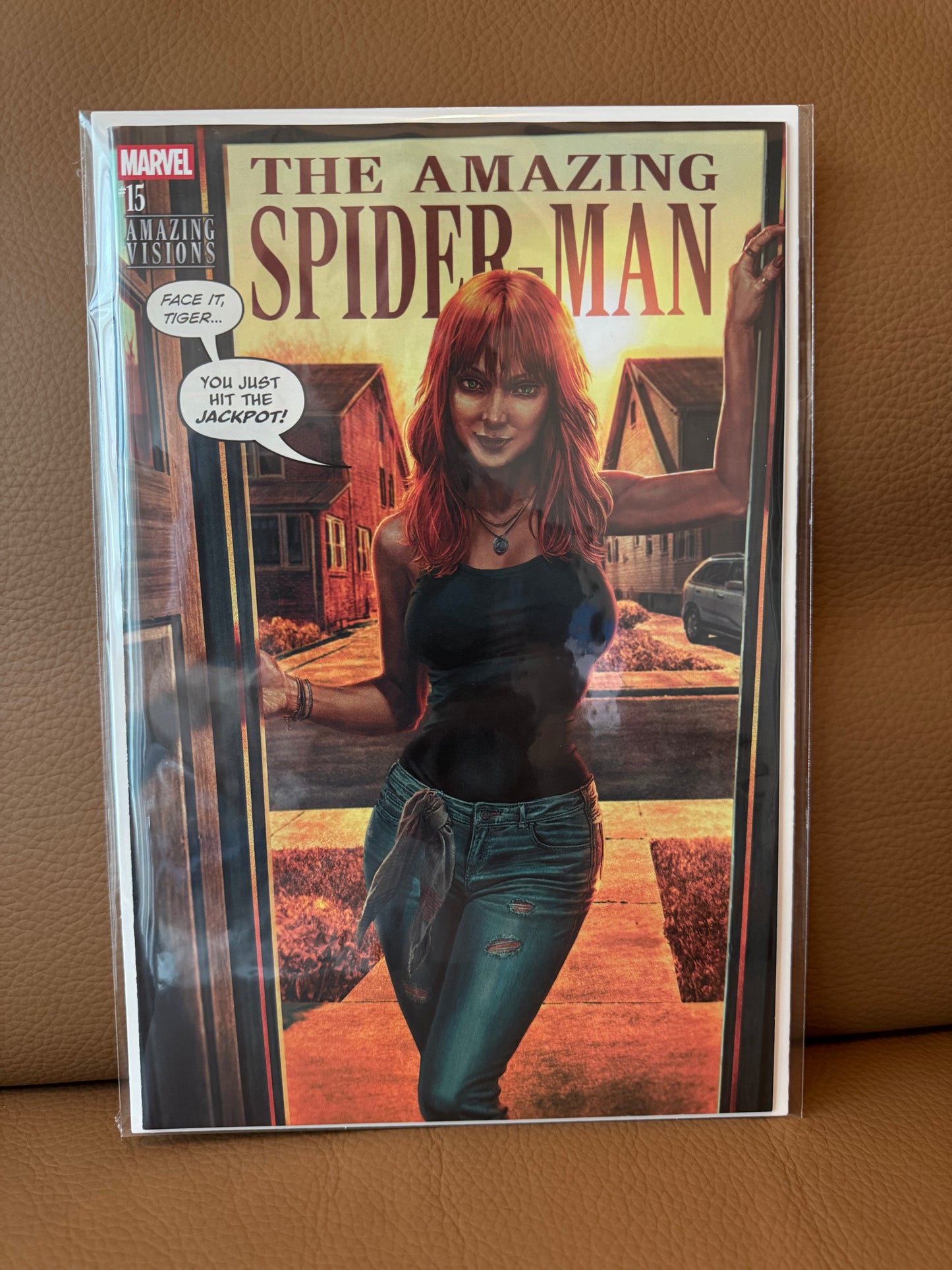 Amazing Spider-Man #15 Lee Bermejo Amazing Visions Variant