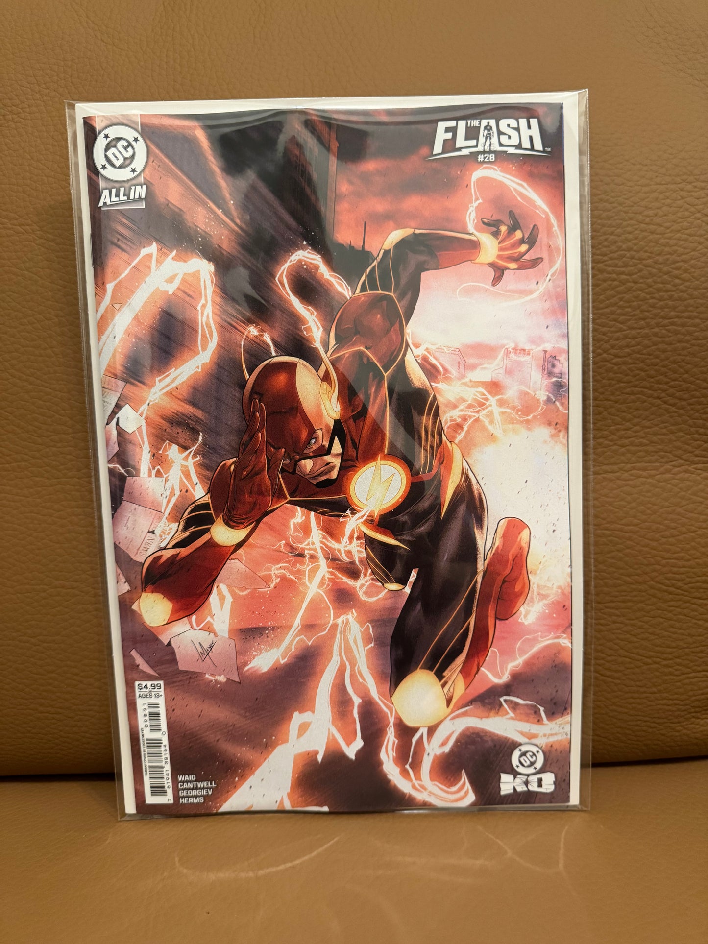 Flash #28 Cover E Lucas Meyer Card Stock Var (DC K.O.)