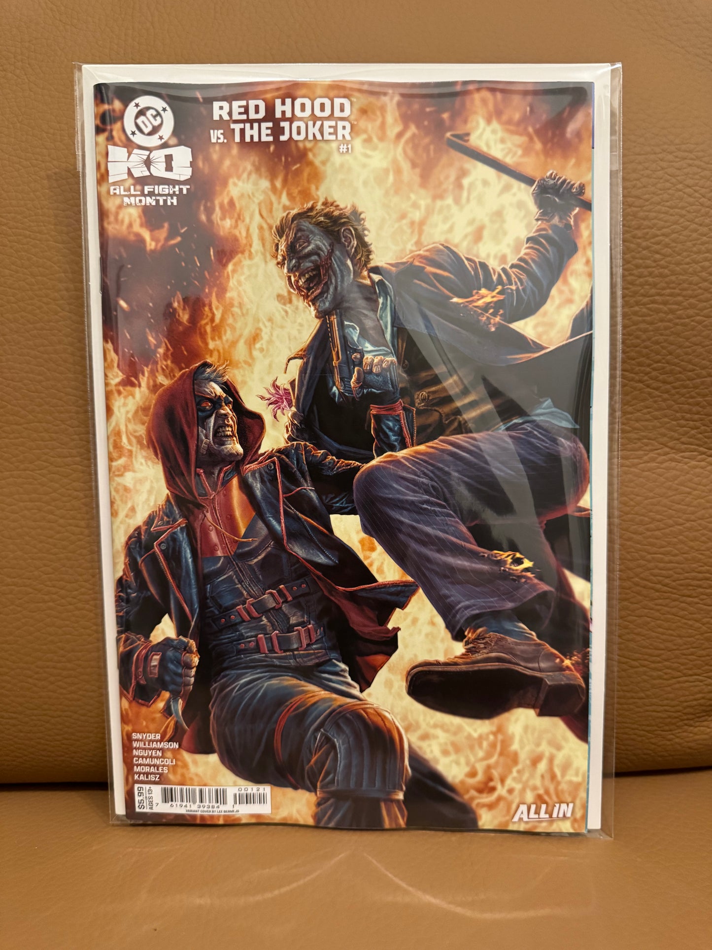 DC K.O. Red Hood vs Joker #1 (One Shot) Cover C Lee Bermejo Card Stock Variant