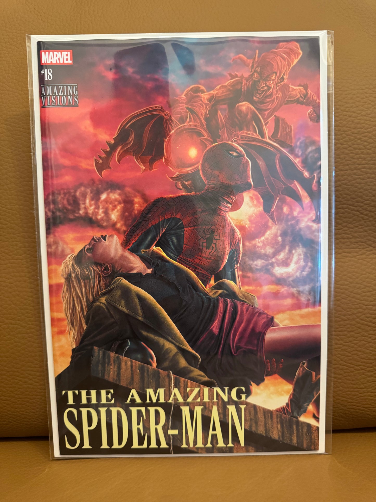 Amazing Spider-Man #18 Lee Bermejo Amazing Visions Variant