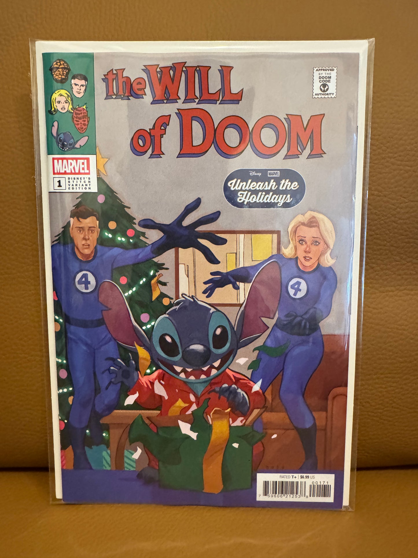 The Will of Doom #1 Phil Noto Disney Stitch Unleash The Holidays Variant