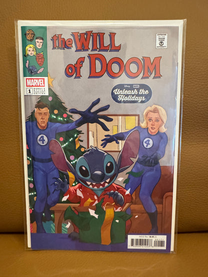 The Will of Doom #1 Phil Noto Disney Stitch Unleash The Holidays Variant