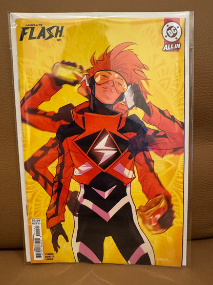 Absolute Flash #11 Cover D Karl Kerschl Card Stock Variant