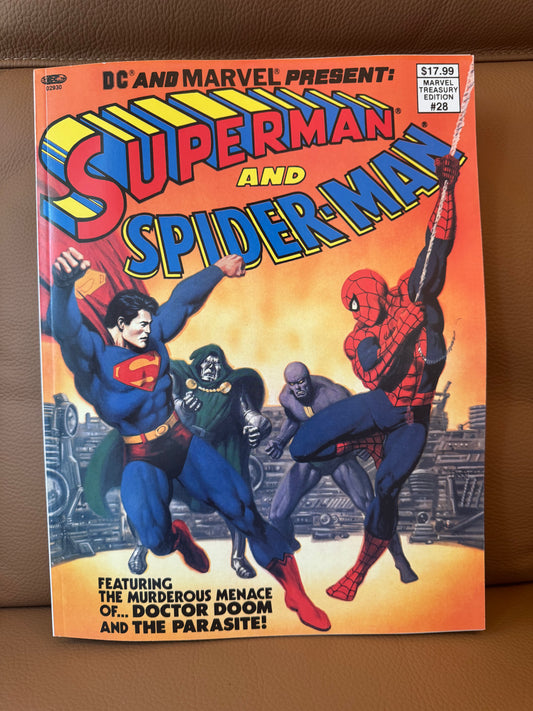 DC and Marvel Present Superman And Spider-Man (Marvel Treasury Edition #28) #1 Facsimile Edition Cover A John Romita Sr & Bob Larkin