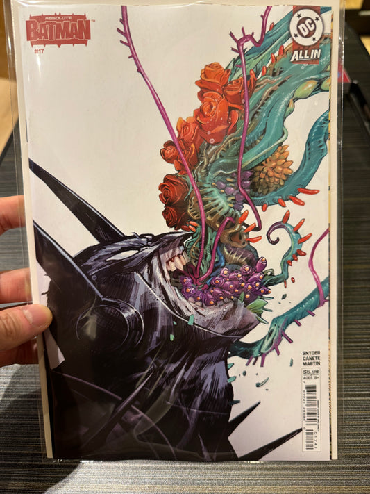 《绝对蝙蝠侠》第17期封面D 埃里克·卡内特 卡纸变体版