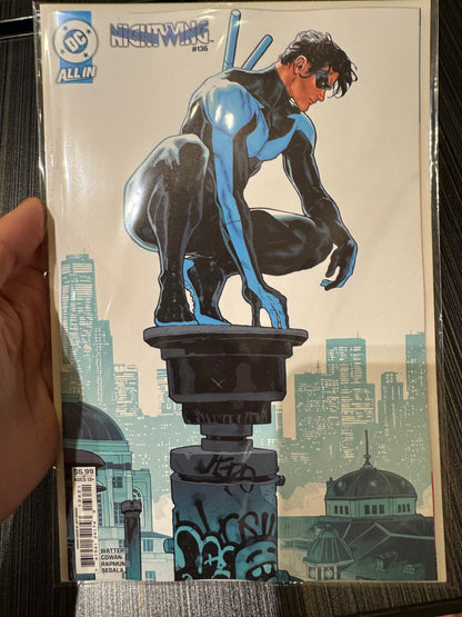 夜翼#136封面B Jeff Spokes卡纸变体版 | 2026年3月17日