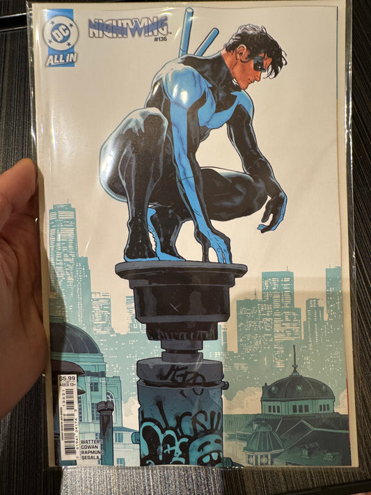 夜翼#136封面B Jeff Spokes卡紙變體版 | 2026年3月17日