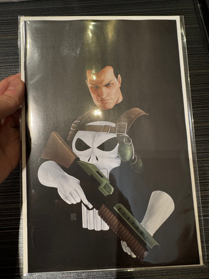 Punisher #1 John Tyler Christopher Negative Space Virgin Variant