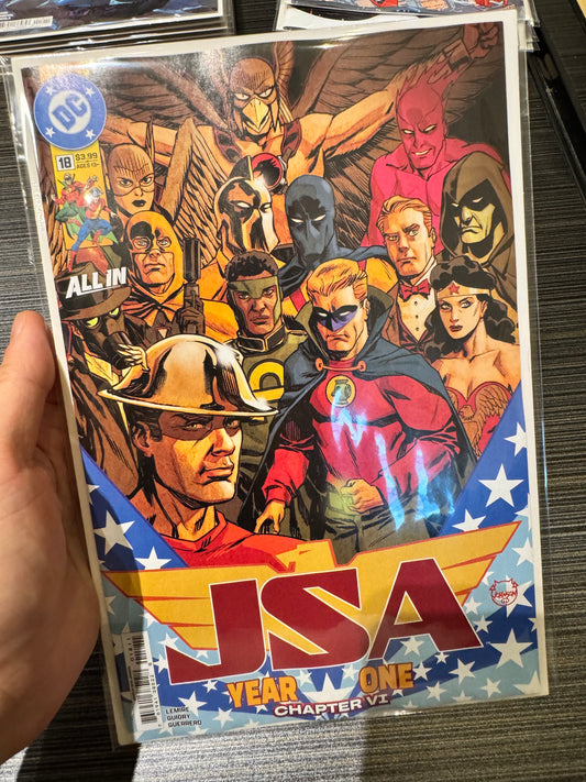 JSA #18 Cover A Dave Johnson
