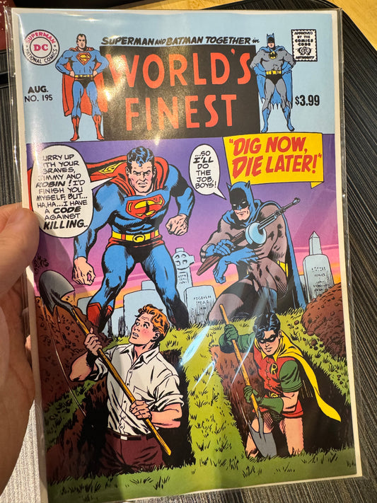 Worlds Finest Comics #195 Facsimile Edition Cover A Curt Swan