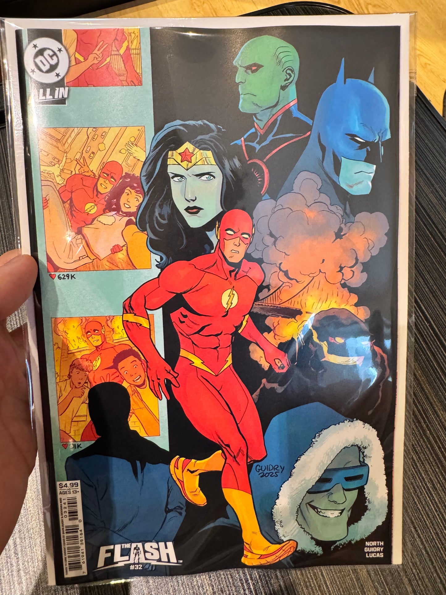 Flash #32 Cover D Gavin Guidry Things To Come Card Stock Variant
