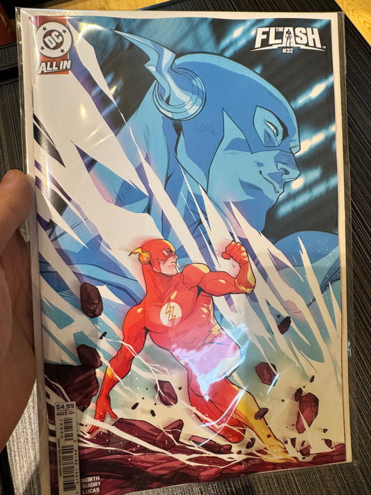 Flash #32 Cover B Karl Kerschl Card Stock Variant
