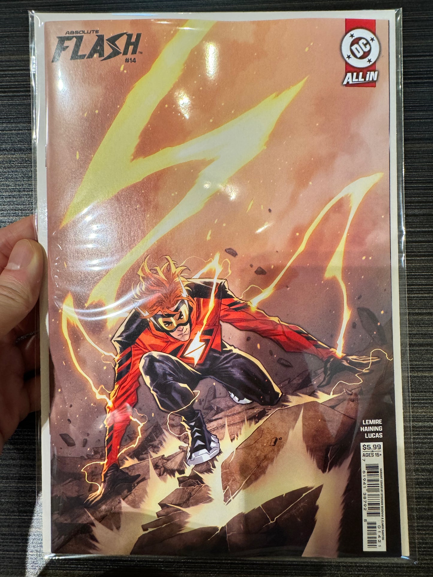 Absolute Flash #14 Cover B Stephen Segovia Card Stock Variant