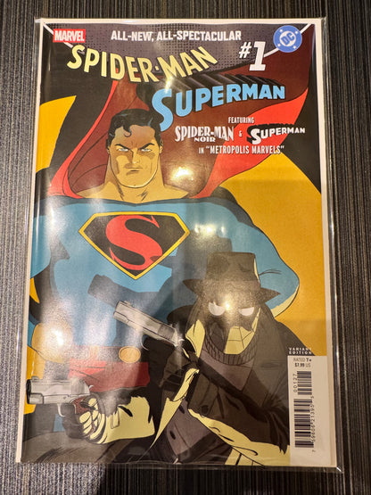 Marvel/DC: Spider-Man/Superman #1 Marcos Martin Variant