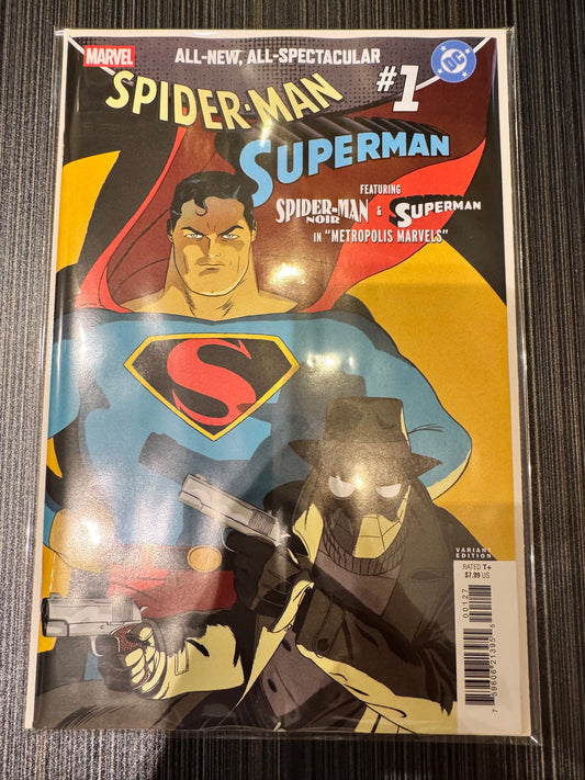 Marvel/DC: Spider-Man/Superman #1 Marcos Martin Variant