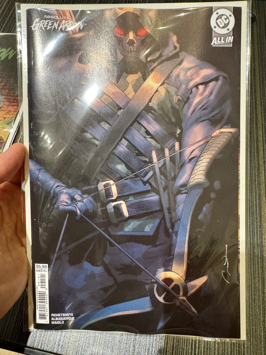 絕對綠箭俠 #1 (共 6 期) 封面 B Gerald Parel 卡紙變體
