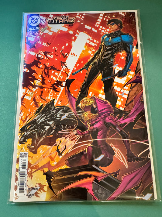 New Titans #36 Cover C Jonboy Meyers Card Stock Variant