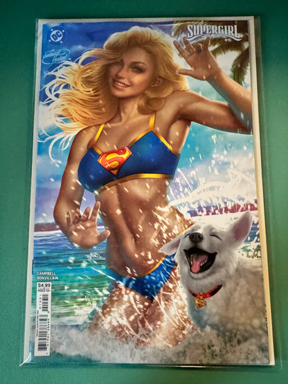 Supergirl #15 Cover E Ariel Diaz Swimsuit Card Stock Variant (The Reign of The Superboys)