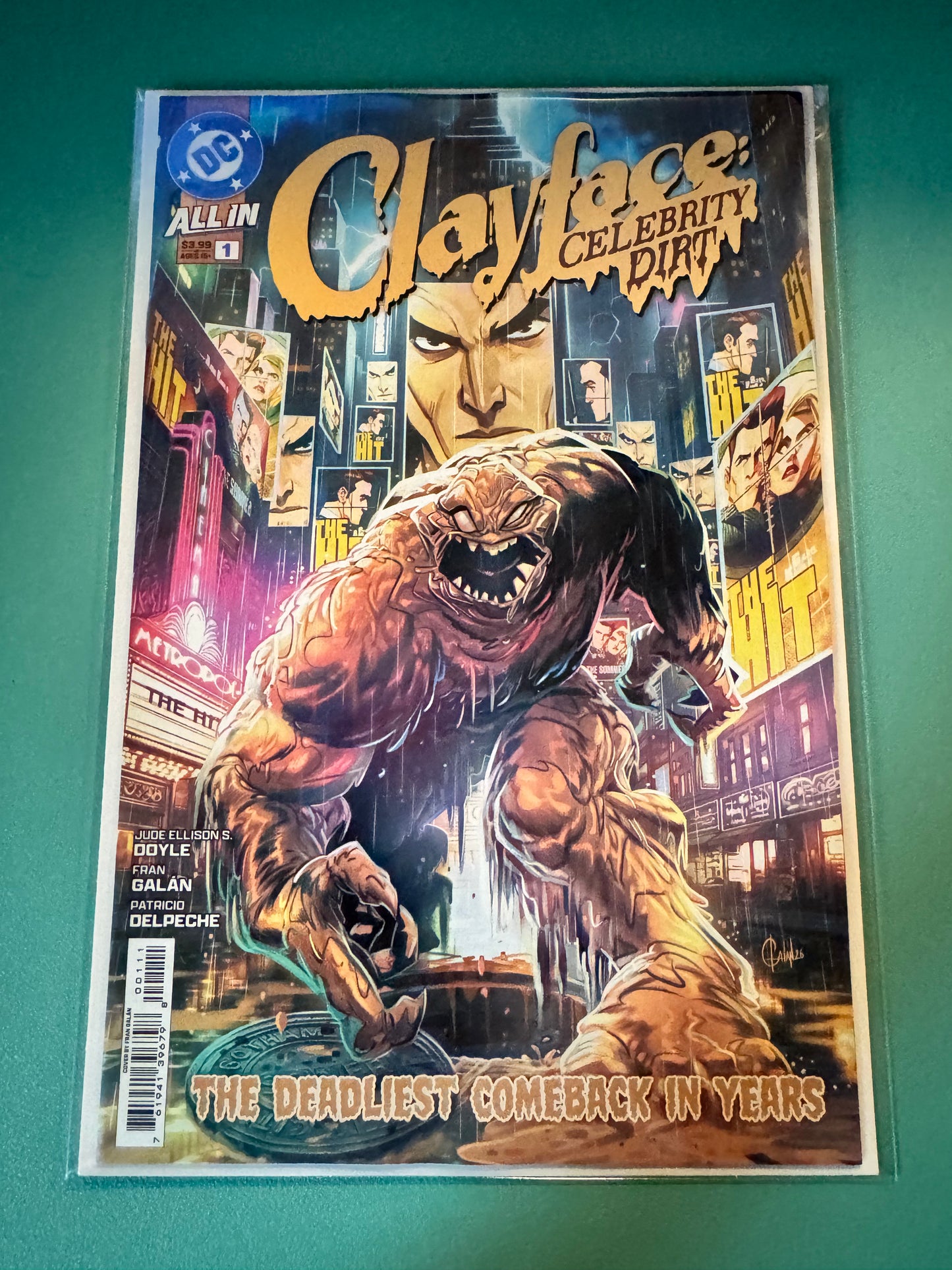Clayface Celebrity Dirt #1 (of 6) Cover A Fran Galan