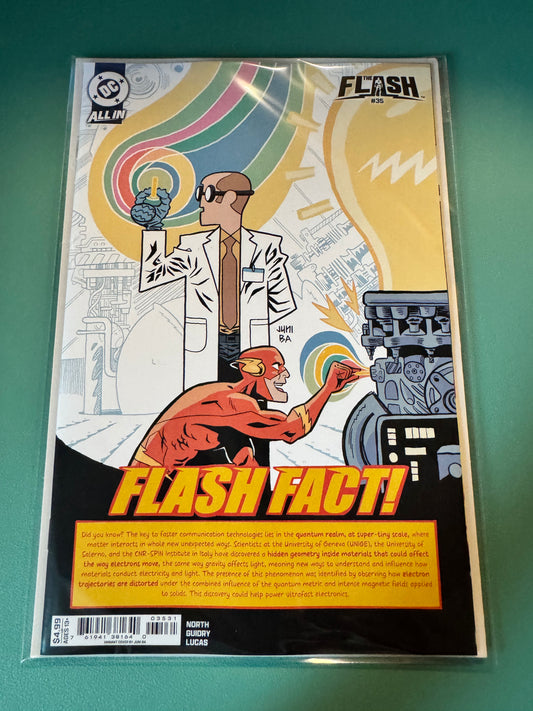 Flash #35 Cover C Juni Ba Card Stock Variant