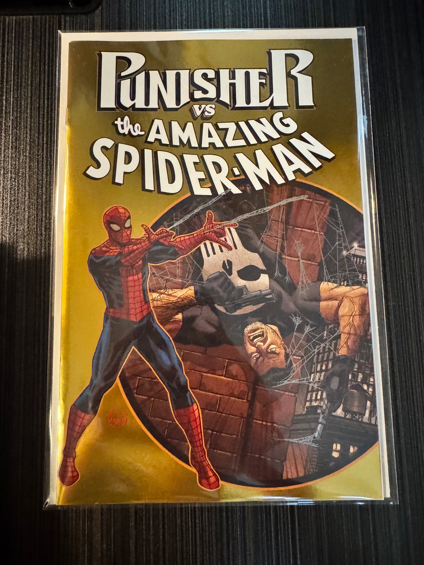 Punisher vs. Spider-Man #1 Dave Johnson Foil Variant