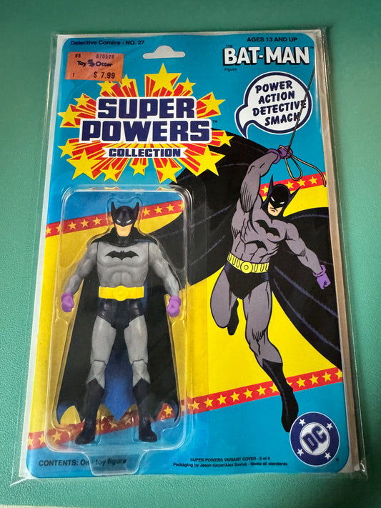 Detective Comics #27 Facsimile Edition Cvr B Jason Geyer & Alex Saviuk First Appearance Batman Super Powers Action Figure Card Stock Variant (2026)