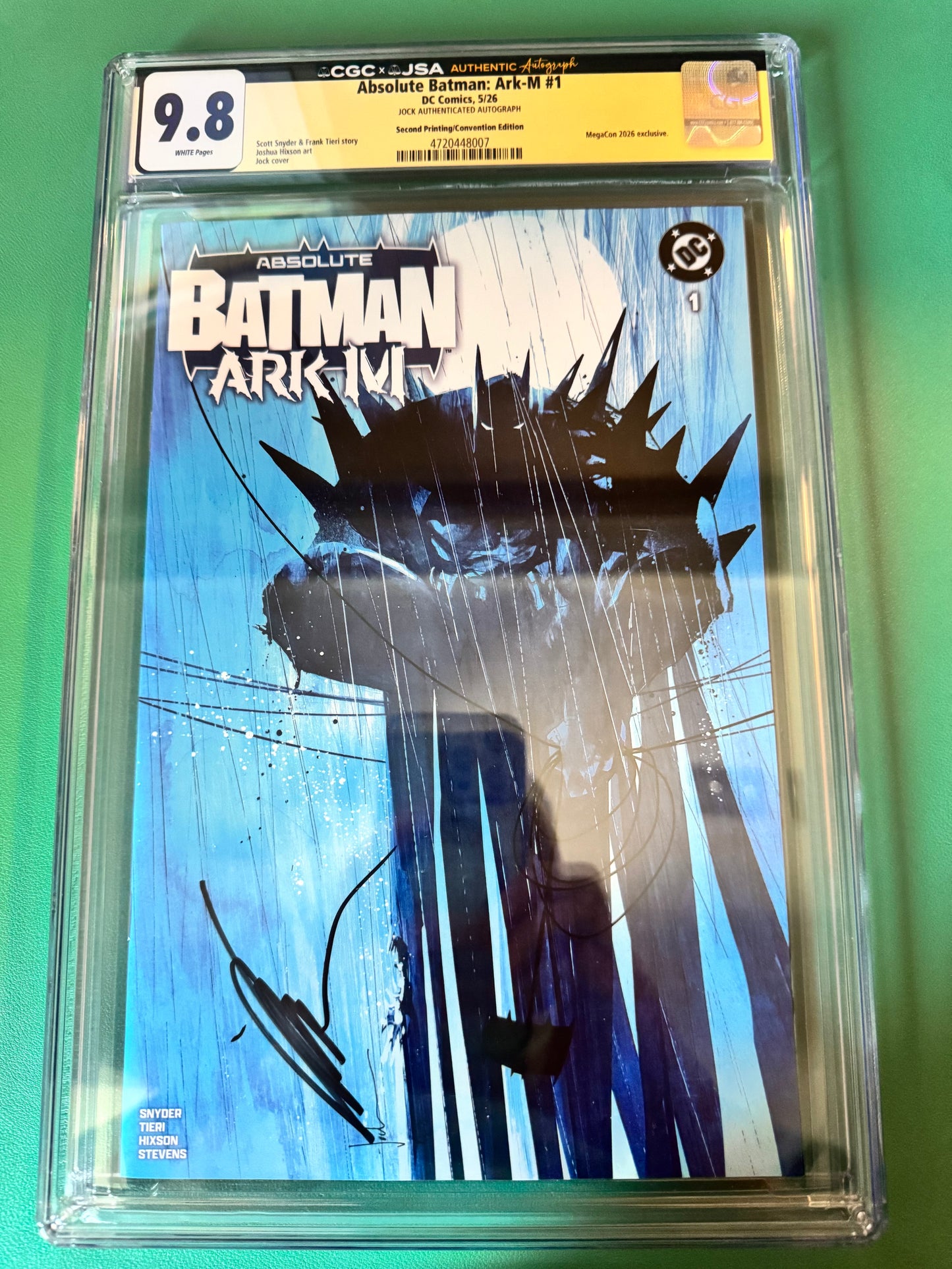 ABSOLUTE BATMAN: ARK M SPECIAL #1 Megacon 2026 CGC 9.8 Jock Signed