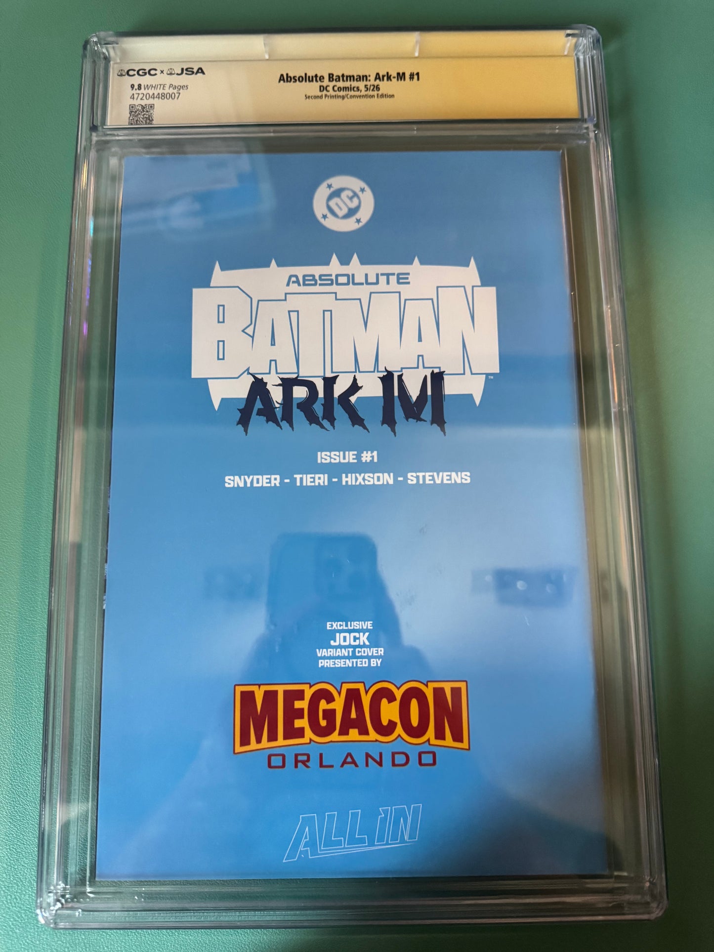 ABSOLUTE BATMAN: ARK M SPECIAL #1 Megacon 2026 CGC 9.8 Jock Signed