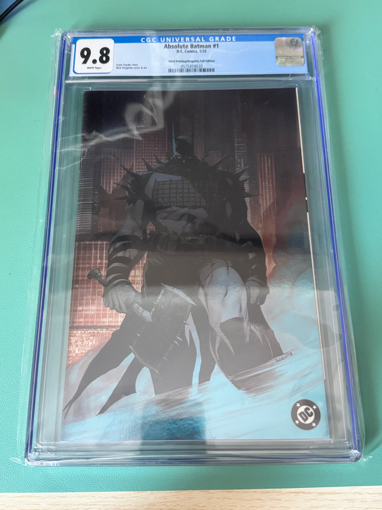 ABSOLUTE BATMAN #1 Third Print Foil CGC 9.8