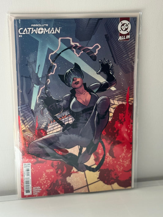 絕對貓女 #3 (共 6 期) C 封面 Mahmud Asrar 美術紙變體