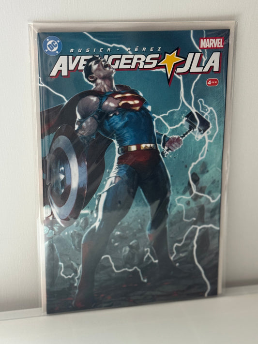 復仇者聯盟 JLA #4 精裝版 E Gabriele Dell Otto 環繞式變體封面