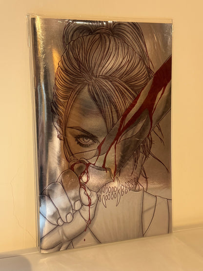 Something Is Killing The Children #1 Sanctum Sanctorum Comics Jenny Frison Black & White Foil Virgin Variant Mena Region Limited Edition