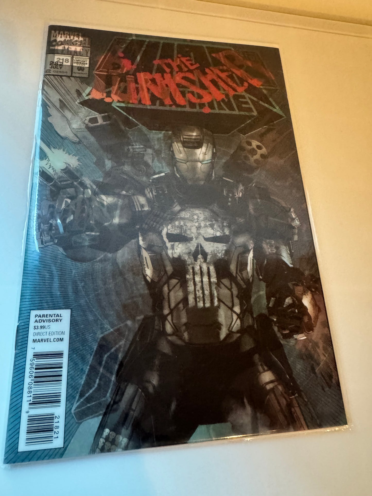 The Punisher #218 Tim Bradstreet Lenticular Homage Variant (2017)