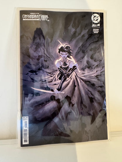 Absolute Cassandra Cain The Shadows Hand #1 (One Shot) Cvr B Matias Bergara Card Stock Var