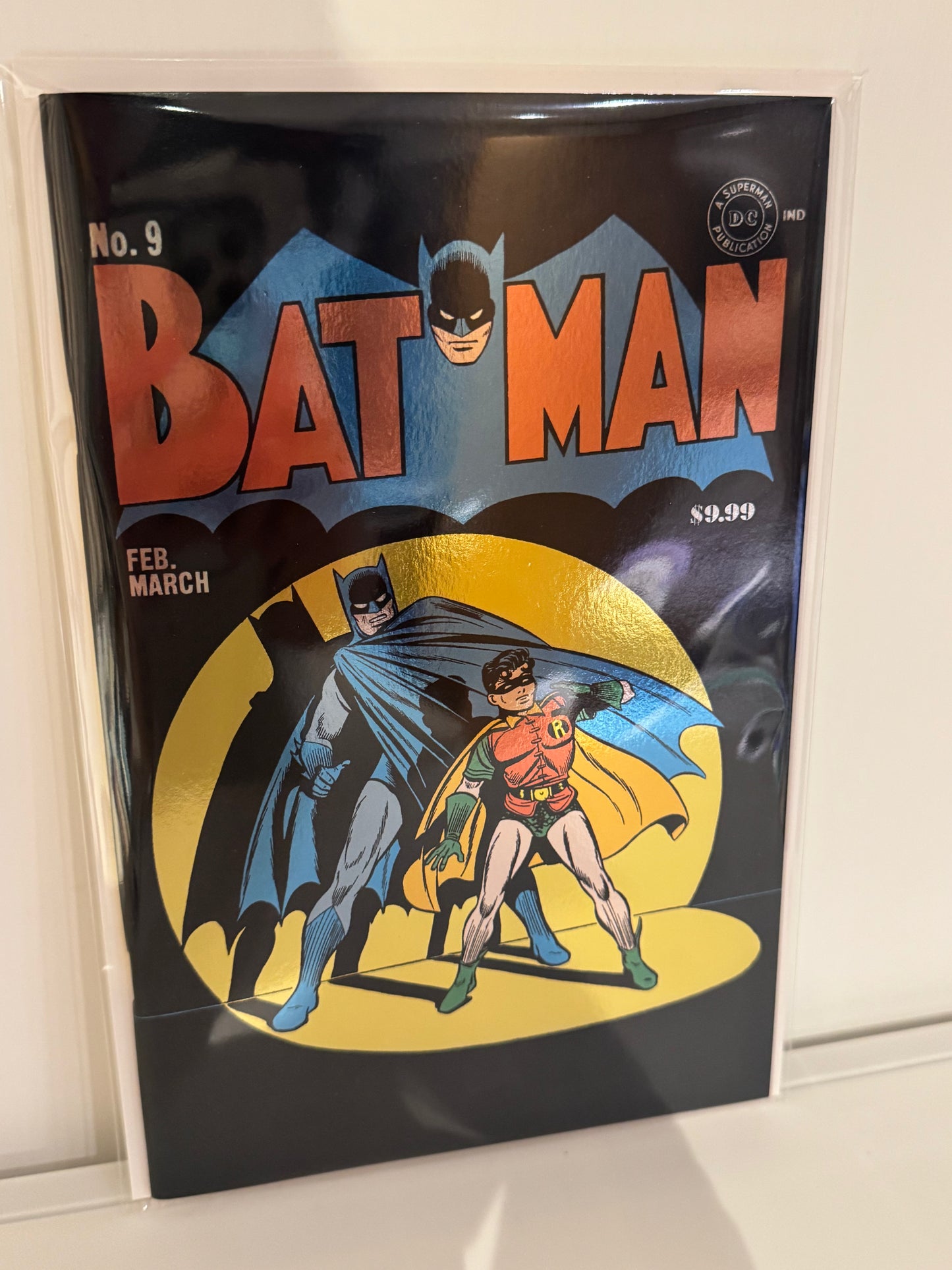 Batman #9 Facsimile Edition Cvr B Fred Ray Foil Var