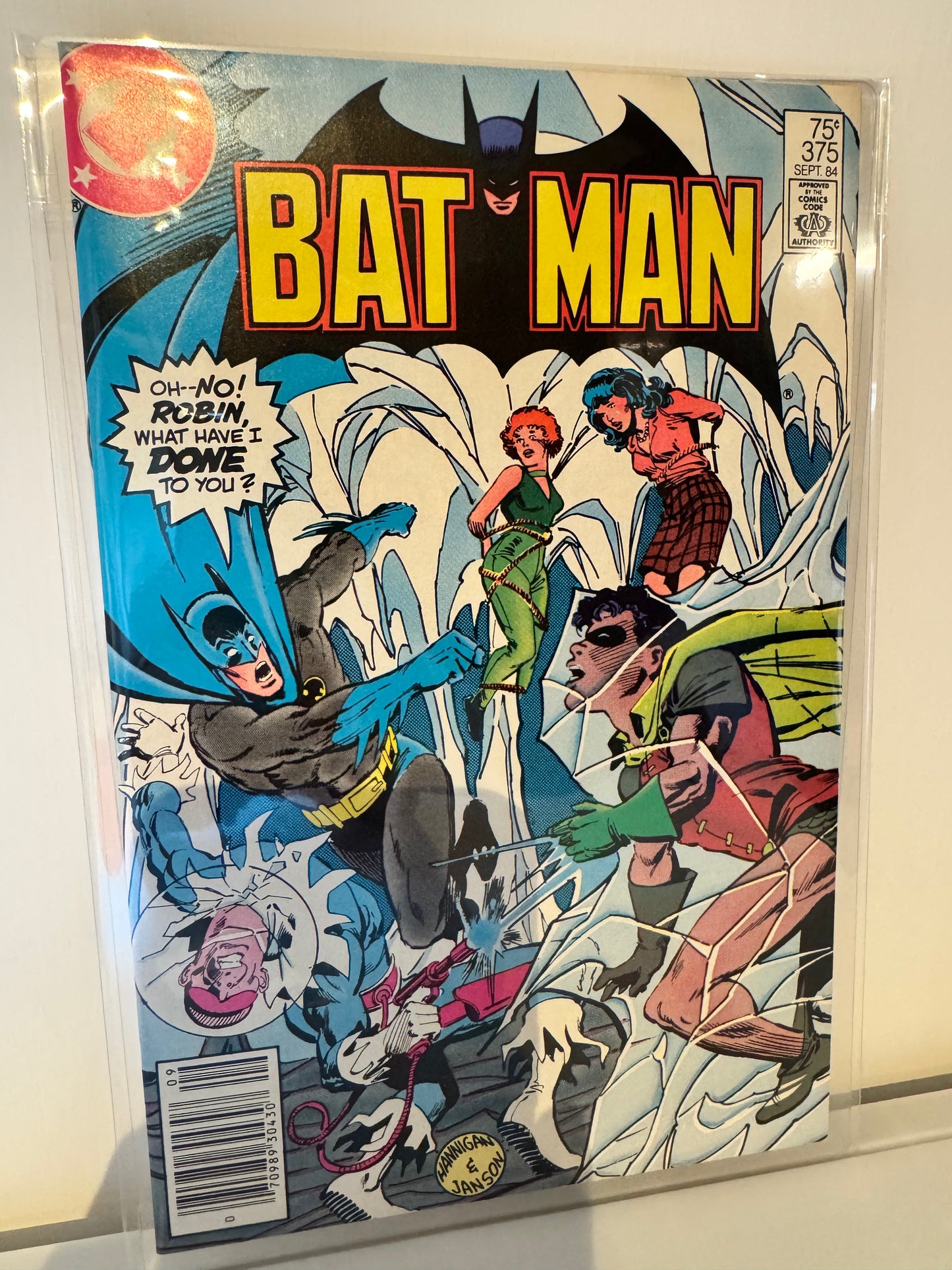 Batman #375 Newsstand (1984)
