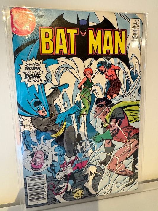 Batman #375 Newsstand (1984)