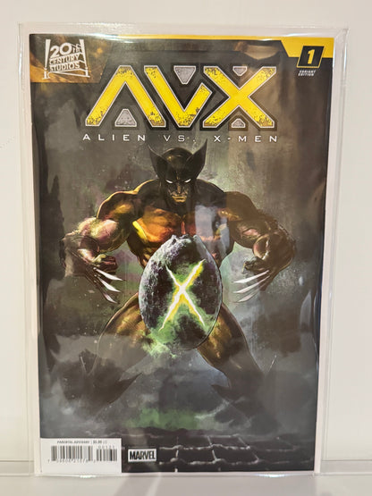 Alien vs. X-Men #1 Alan Quah Poster Homage Variant