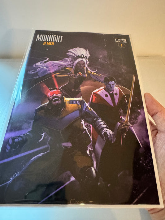 Midnight Universe 3-Part Connecting Variant Covers by Clayton Crain (Complete Set)